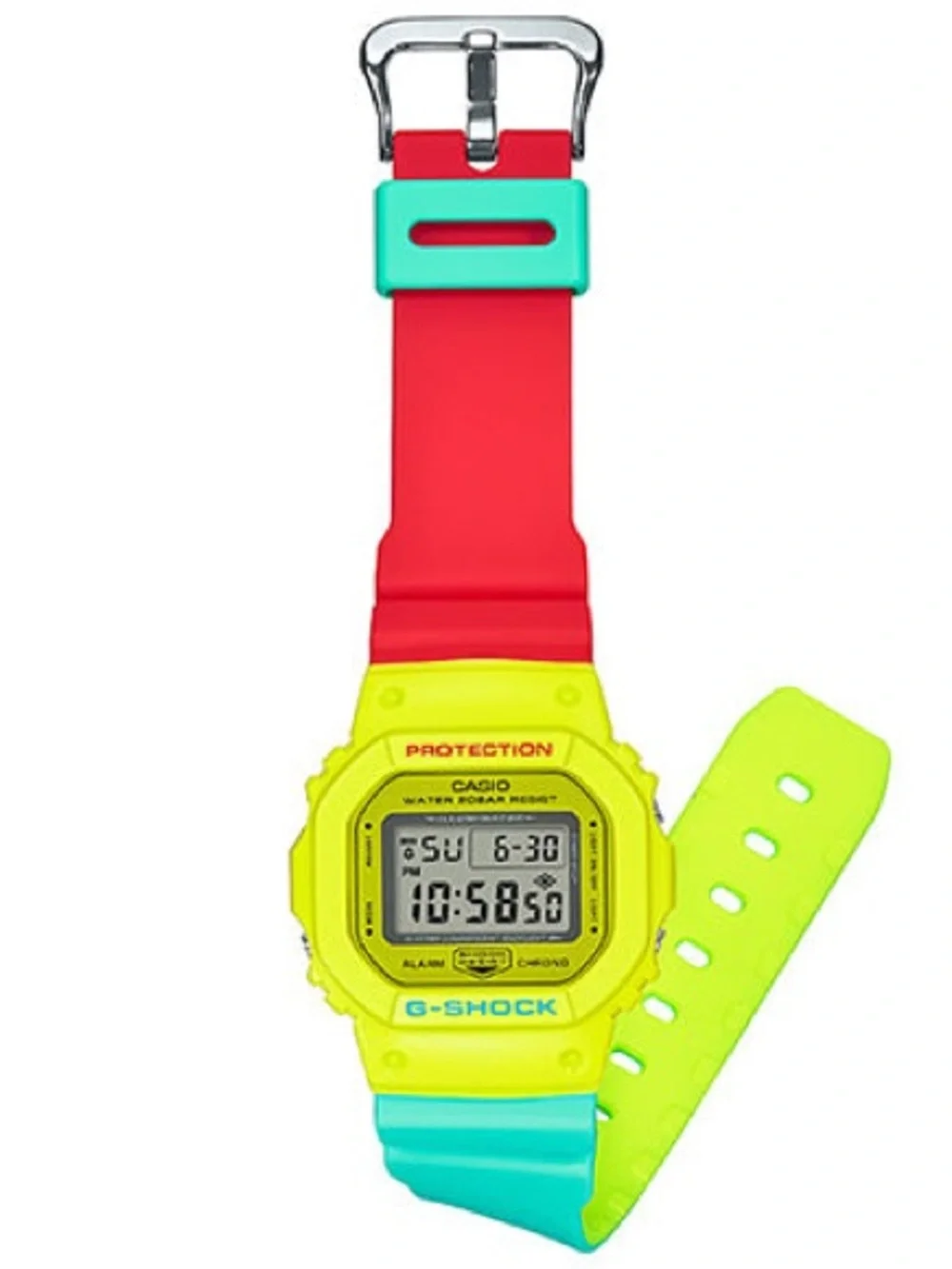 New🌟 Casio G-Shock Dw-5600cma-9dr Adventure Ready - Bold Yellow & Multi-Color